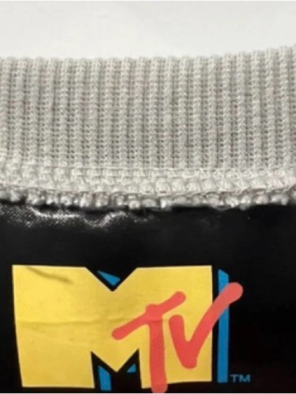 MTV Men's Crewneck Plush Sweater - Gray